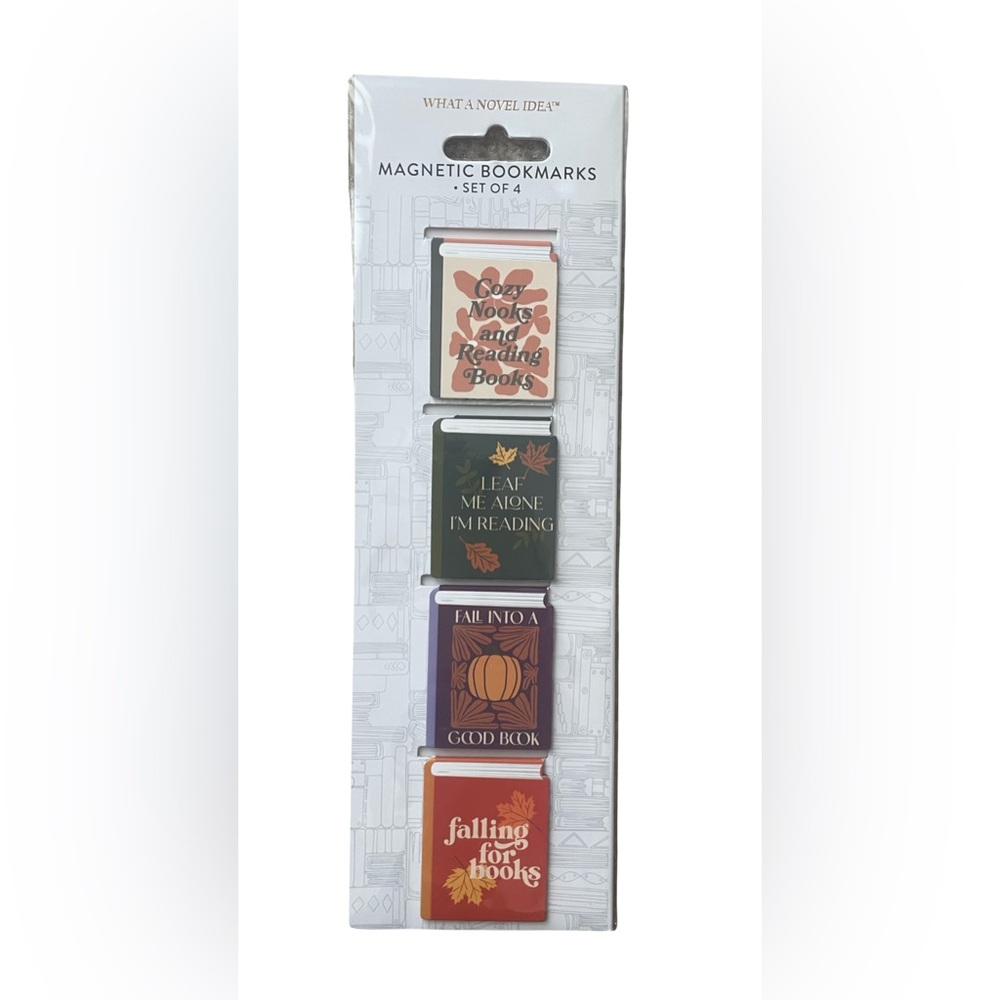 NWT Magnetic Bookmarks.‎ Fall/Autumn/Literary Theme.